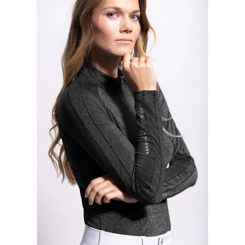 Samshield Ava Ladies Training Top - Black Lurex-2