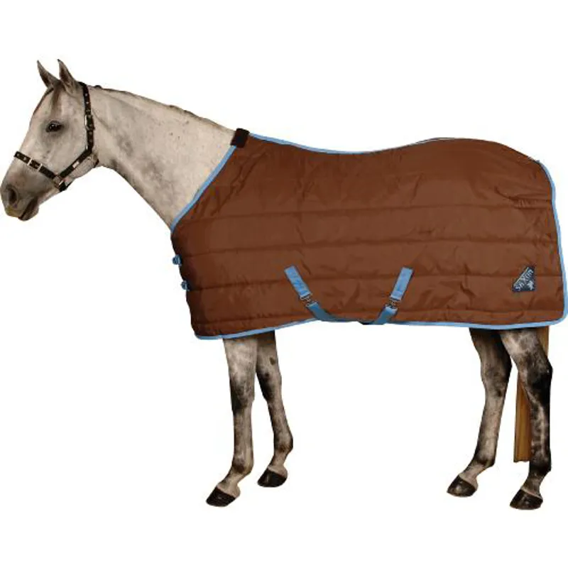 Saxon PP Lite Standard Neck Stable Rug 100g Coco/Sky Redpost Equestrian