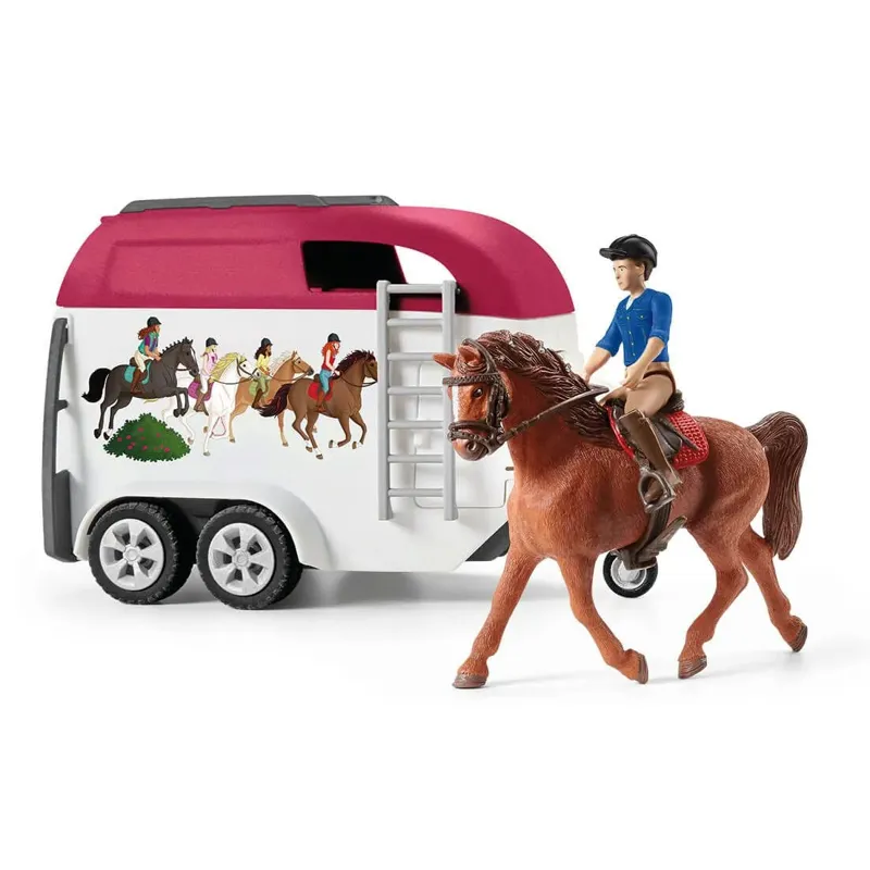 Schleich Horse Adventures with Car and Trailer Toy Set-2