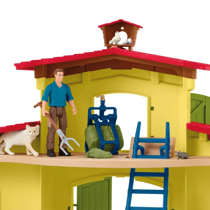 Schleich Large Farm with Animals Toy Set-2