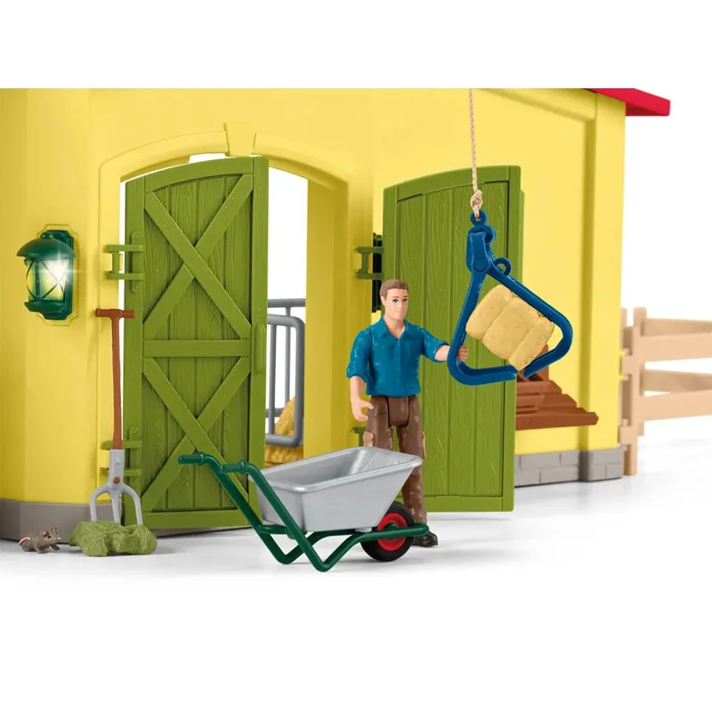 Schleich Large Farm with Animals Toy Set-5