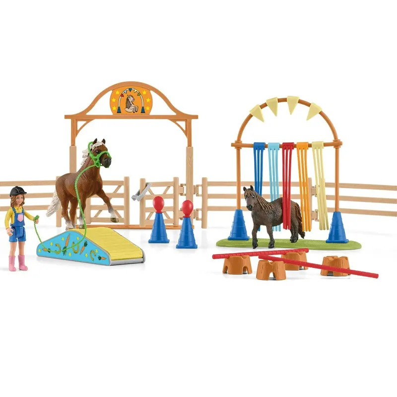 Schleich Pony Agility Training Toy Set