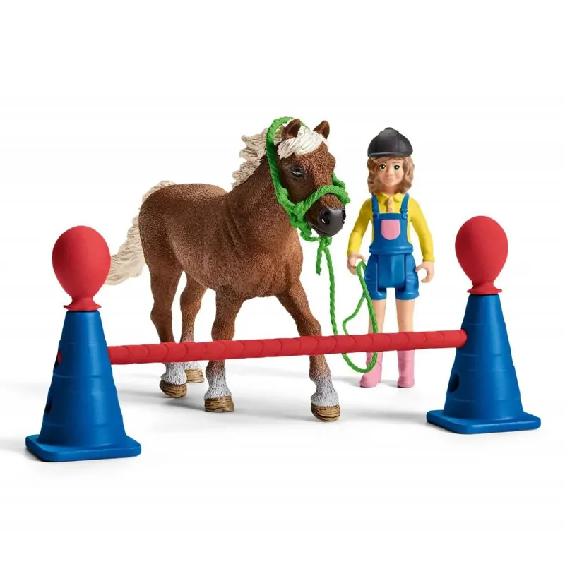 Schleich Pony Agility Training Toy Set-2