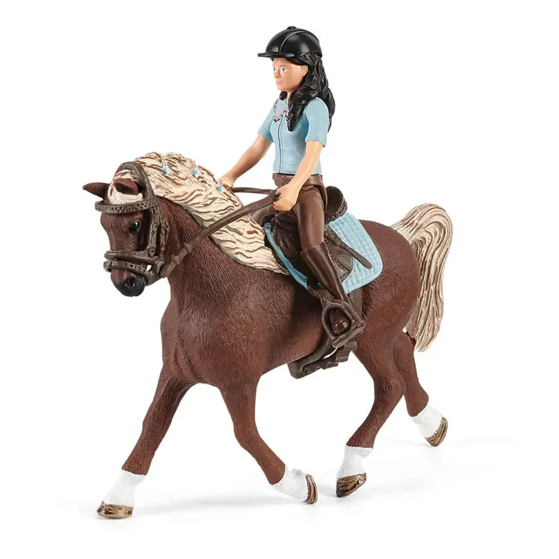 Schleich Washing Area with Emily and Luna Toy Set-1