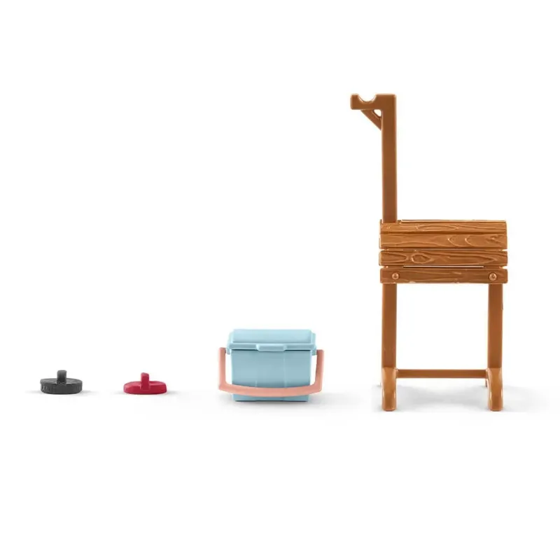 Schleich Washing Area with Emily and Luna Toy Set-2