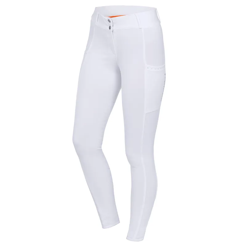 Schockemohle Carla Style Full Grip Ladies Competition Breeches - White