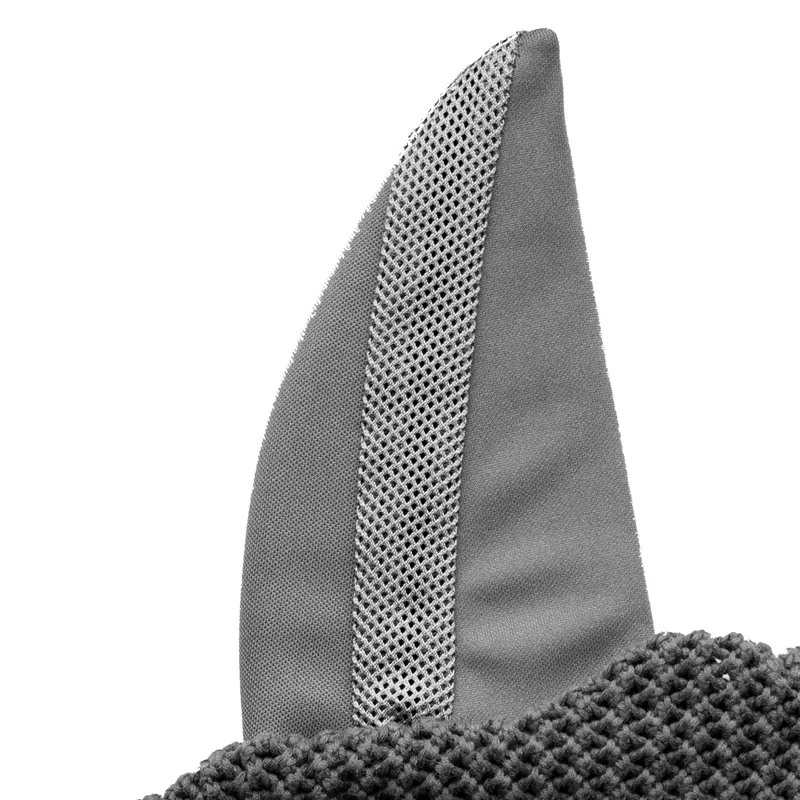 Schockemohle Air Silent Soundless Fly Veil - Grey Melange-1