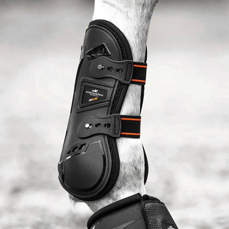 Schockemohle Airflow Champion Tendon Boots - Black-1