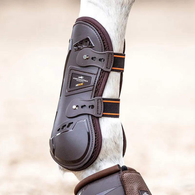 Schockemohle Airflow Champion Tendon Boots - Brown-1