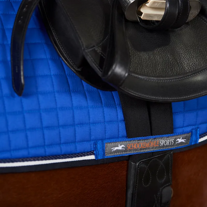 Schockemohle Neo Star Style Jumping Saddlecloth - Luxury Blue-2