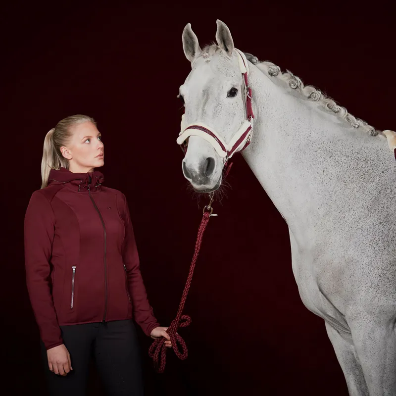 Schockemohle Sina Style Ladies Functional Jacket - Dark Cherry-1