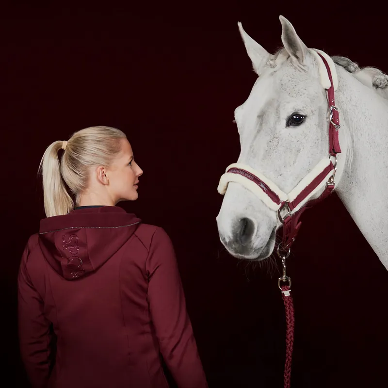 Schockemohle Sina Style Ladies Functional Jacket - Dark Cherry-2