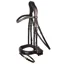 Schockemohle Brantford Anatomic Flash Bridle - Espresso/Silver