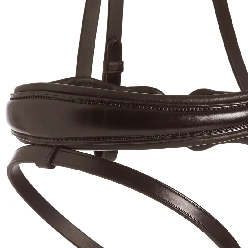 Schockemohle Brantford Anatomic Flash Bridle - Espresso/Silver-3