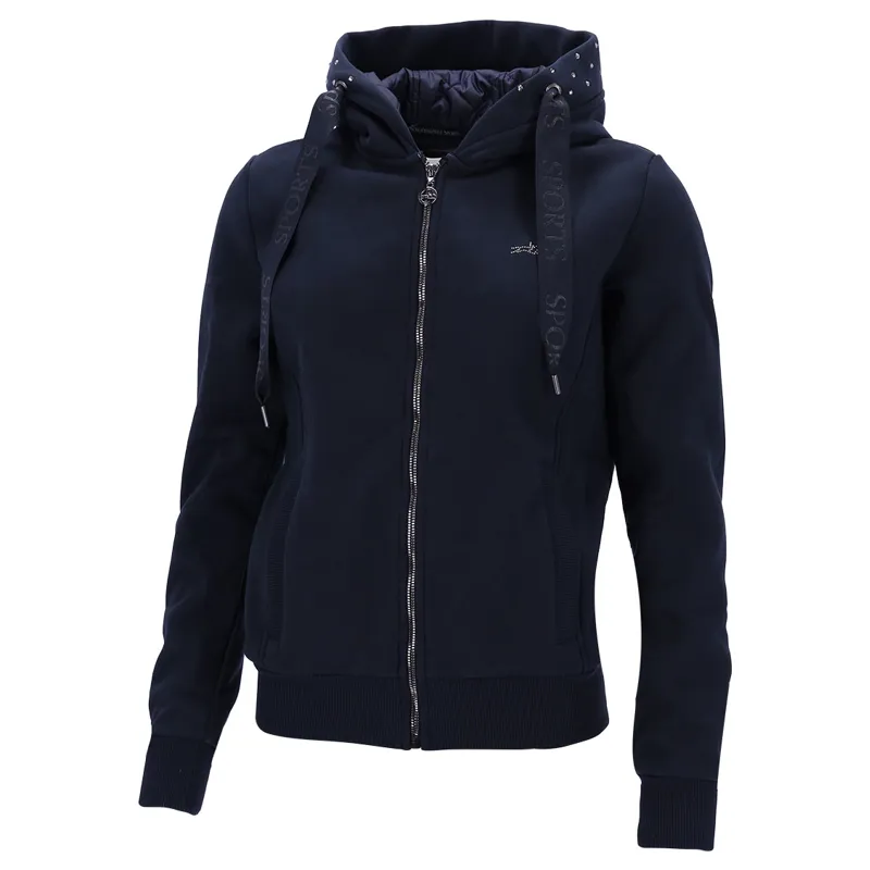 Schockemohle Candice Style Ladies Full Zip Hoodie - Deep Night