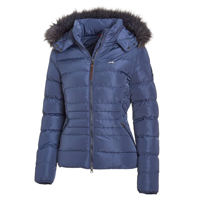 Schockemohle Felia Style Ladies Quilted Jacket - Jeans Blue