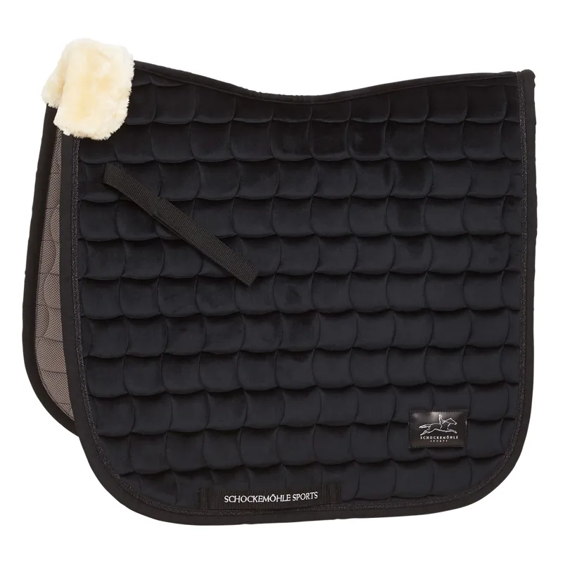 Schockemohle Magic Style Dressage Saddlecloth - Black
