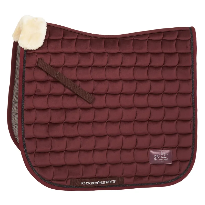 Schockemohle Magic Style Dressage Saddlecloth - Wine