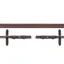 Schockemohle Rolled Rubber Grip Billet Reins - Dark Brown/Gold
