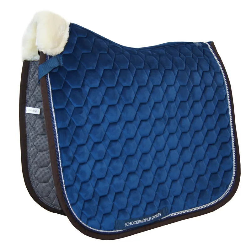 Schockemohle Magic Style Dressage Saddlecloth - Jeans Blue