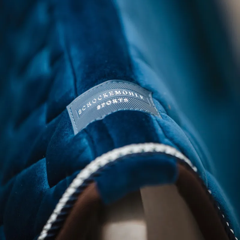 Schockemohle Magic Style Dressage Saddlecloth - Jeans Blue-1