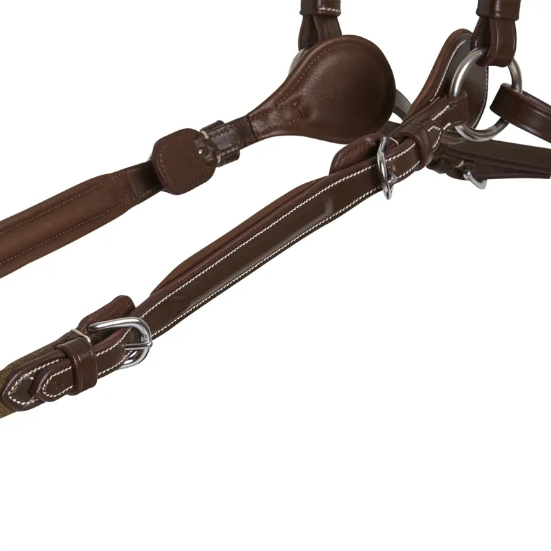 Schockemohle Sevilla Select Breastplate - Royal Oak/Cream/Silver-1