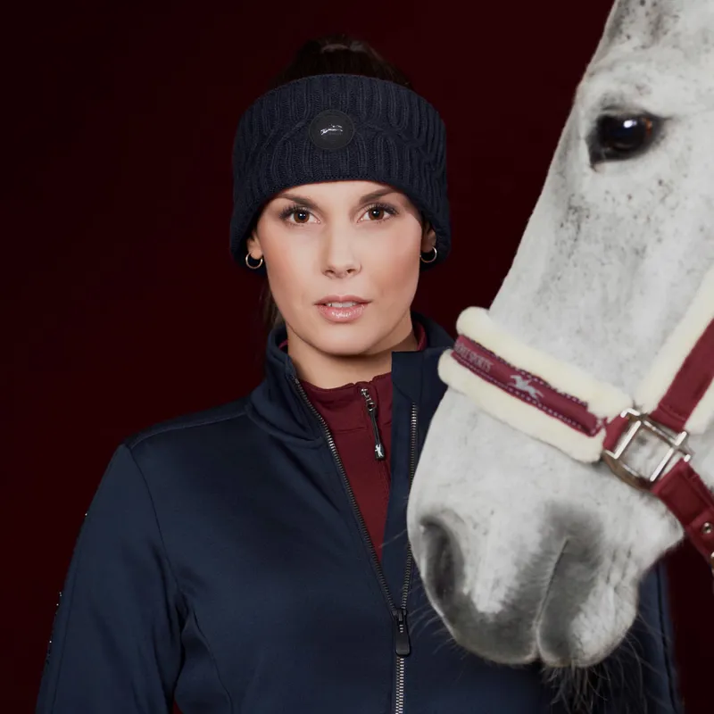 Schockemohle Style Headband - Graphite-1