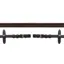 Schockemohle Rubber Grip Reins with Buckles - Dark Brown/Gold