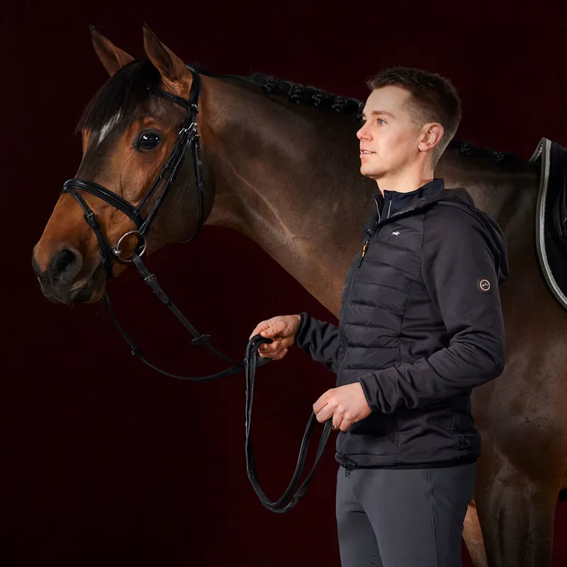 Schockemohle Drake Mens Hybrid Jacket - Graphite-1