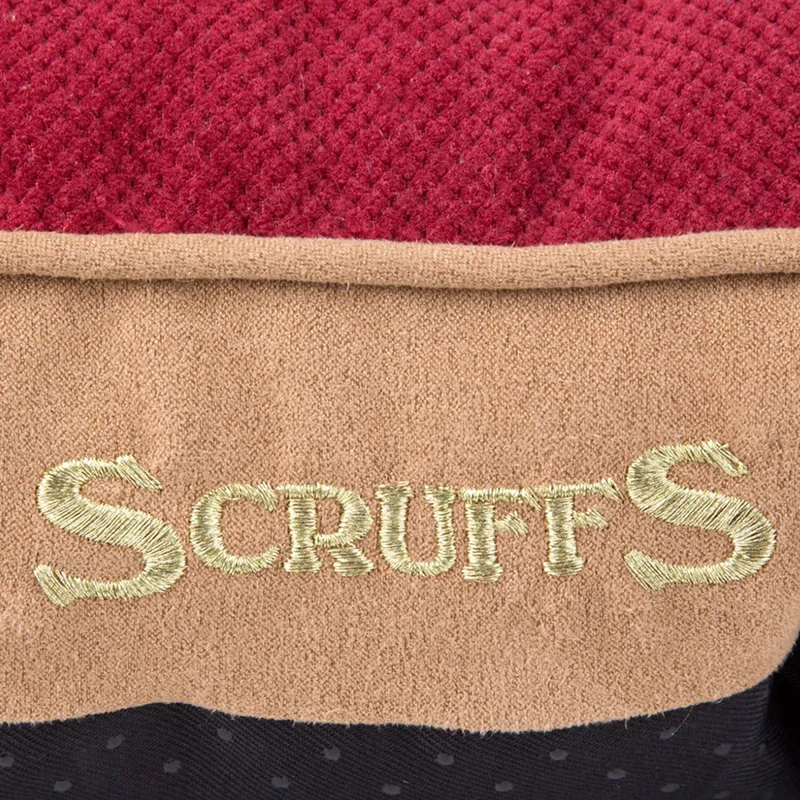 Scruffs Highland Box Dog Bed - Red-2