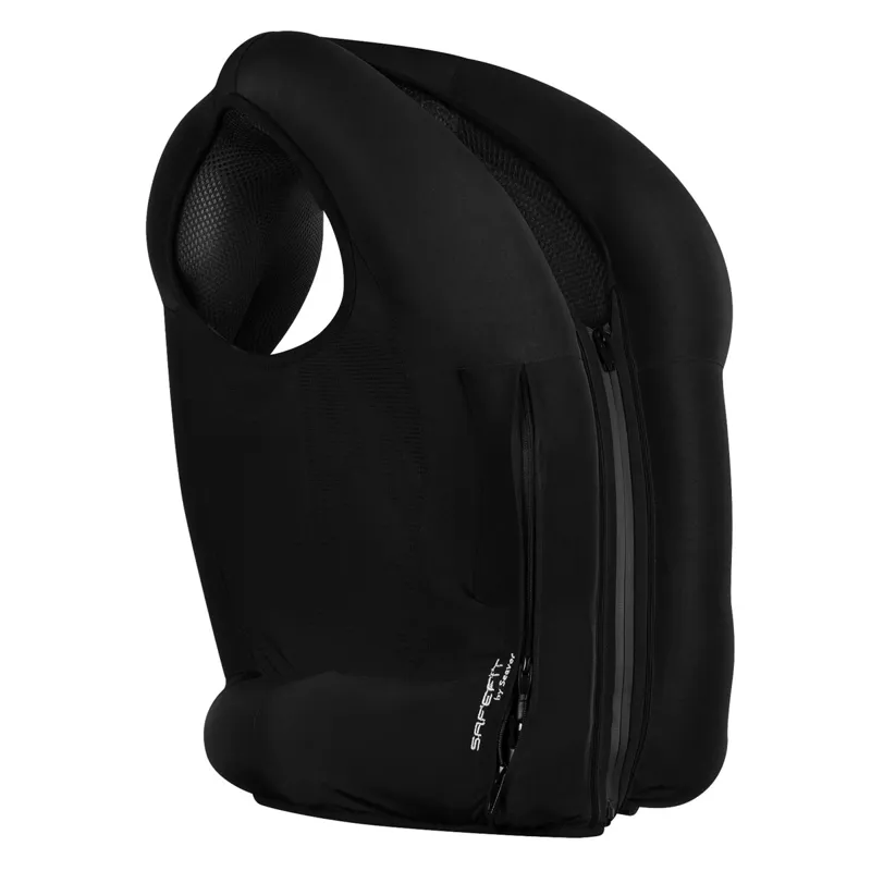Seaver SAFEFIT Airbag Riding Vest - Black-1