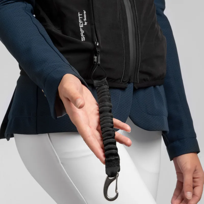 Seaver SAFEFIT Airbag Riding Vest - Black-7