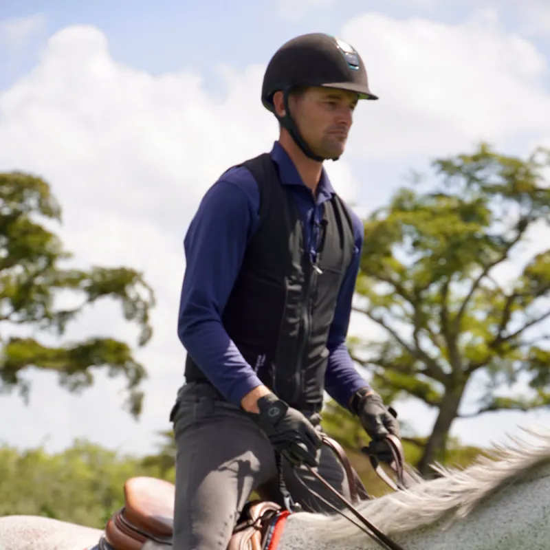 Seaver SAFEFIT Airbag Riding Vest - Black-10