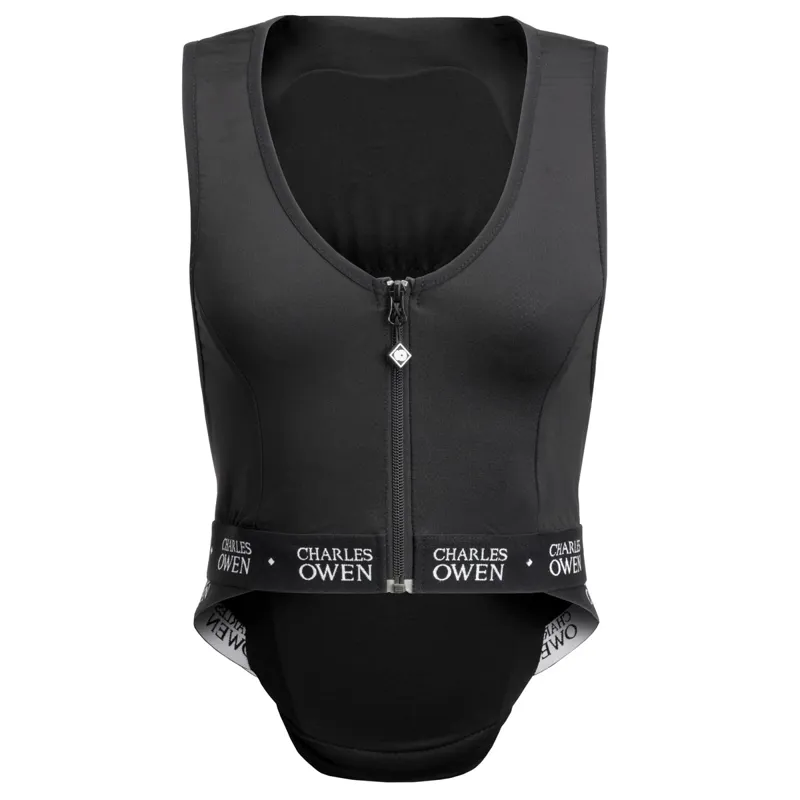 Charles Owen Shadow Junior Back Protector - Black-5