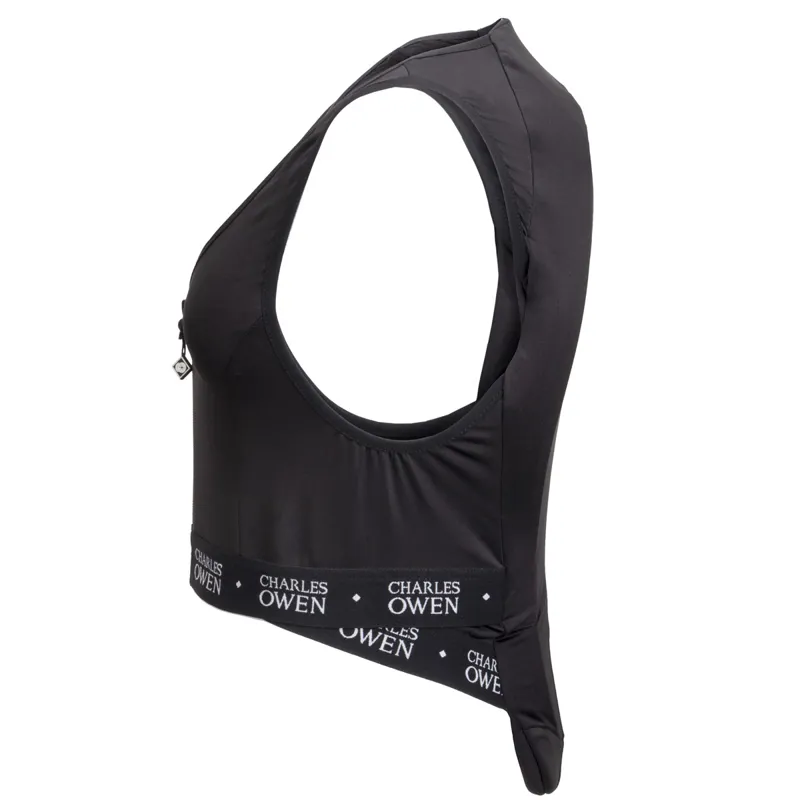 Charles Owen Shadow Ladies Back Protector - Black-3