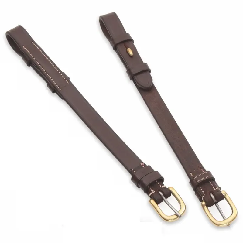 Shires Salisbury Cheek Pieces - Australian Nut