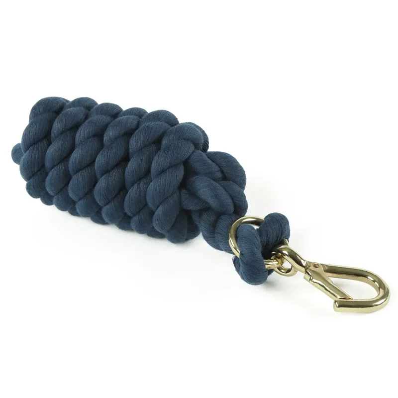 Shires Plain Lead Rope - Navy