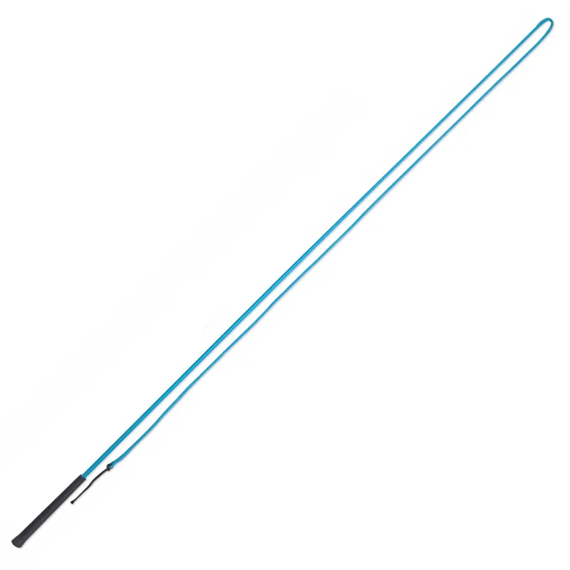 Shires Plain Lunge Whip - Bright Blue