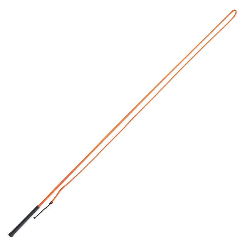 Shires Plain Lunge Whip - Orange