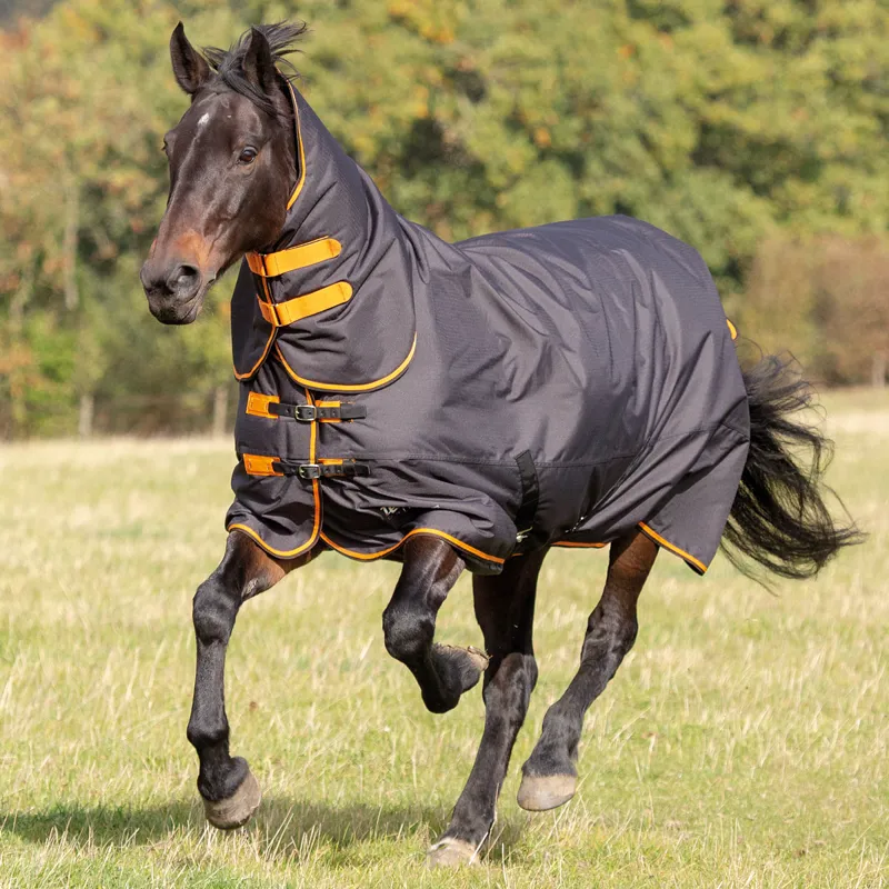 Shires Tempest Original 200 Combo Neck Turnout Rug Black