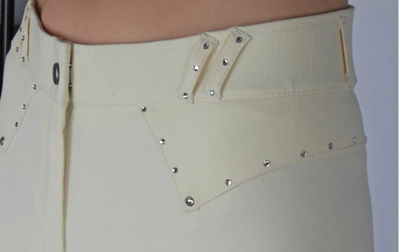 Shires Chelsea Ladies Performance Breeches - Champagne-2