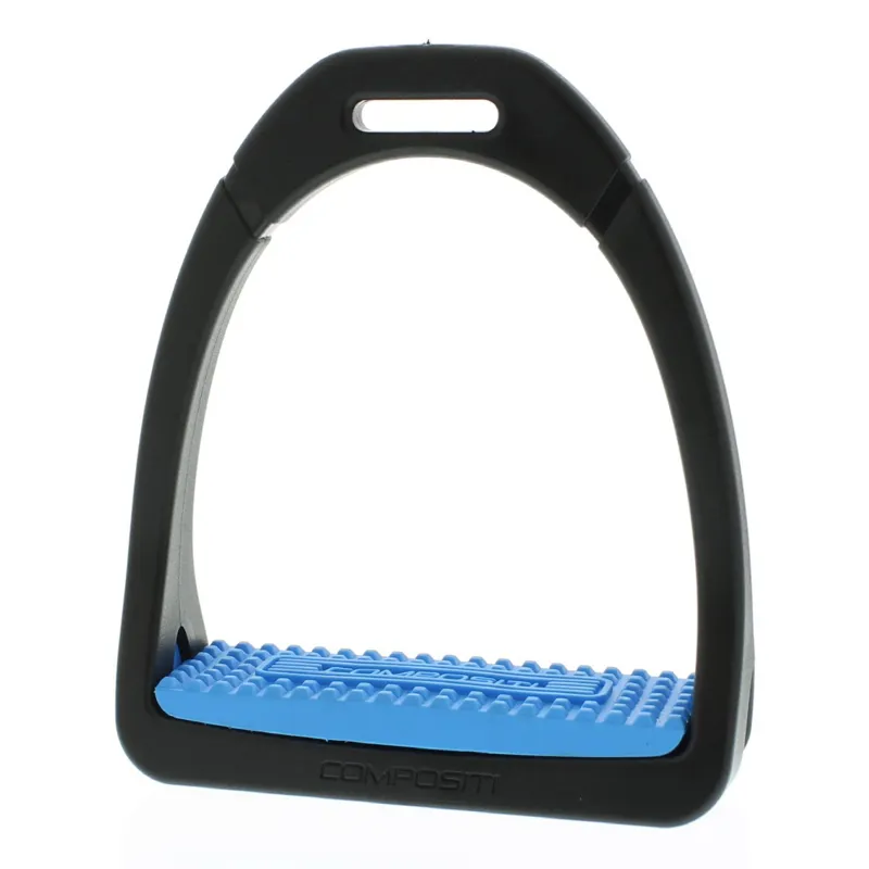 Compositi Premium Plastic Adult Stirrup Irons - Baby Blue