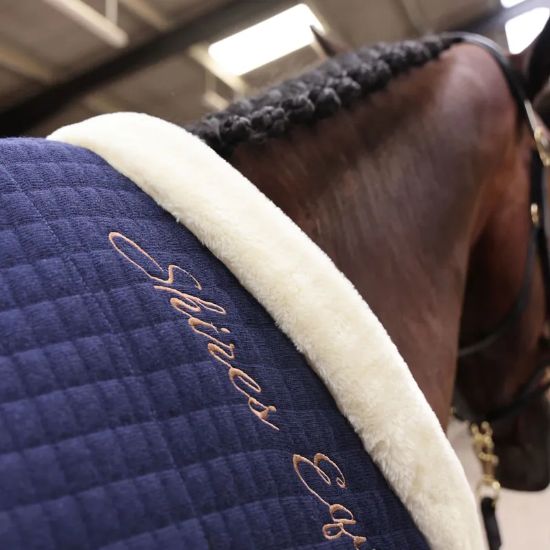 Shires Deluxe Tech Cooler Rug - Navy-2