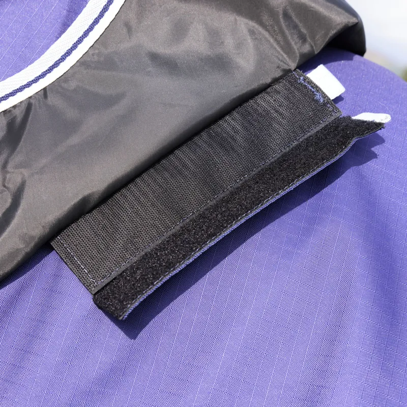 Shires Highlander Original 0g Detach-A-Neck Turnout Rug - Navy-3