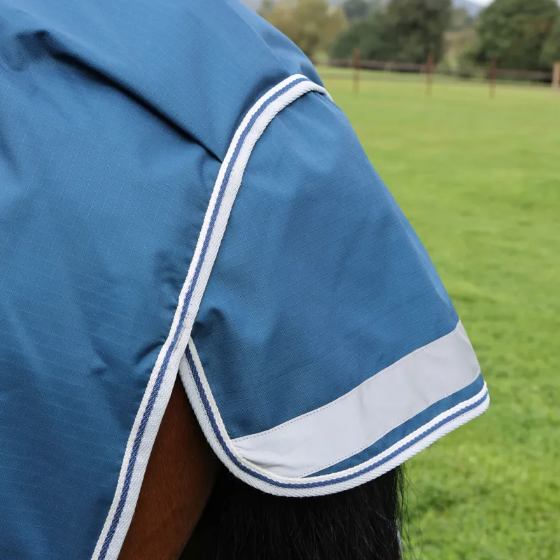 Shires Highlander Original 50g Detach-A-Neck Turnout Rug - Ocean-6