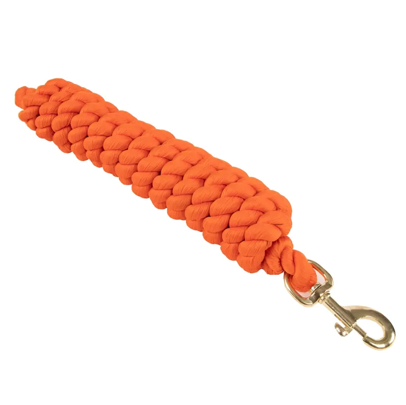 Shires Plain Lead Rope - Orange