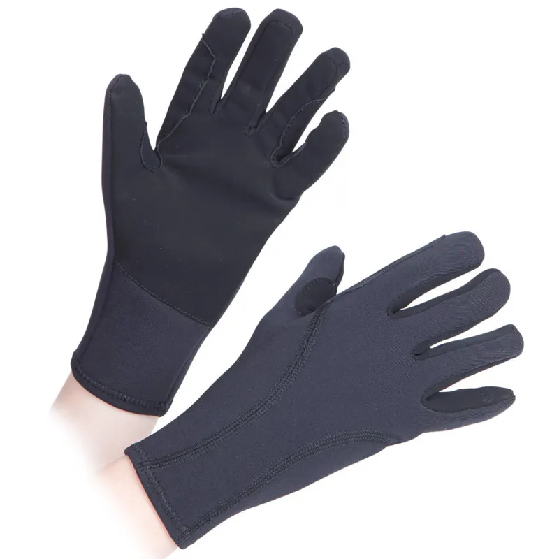 Shires Neoprene Super Grip Riding Gloves - Black