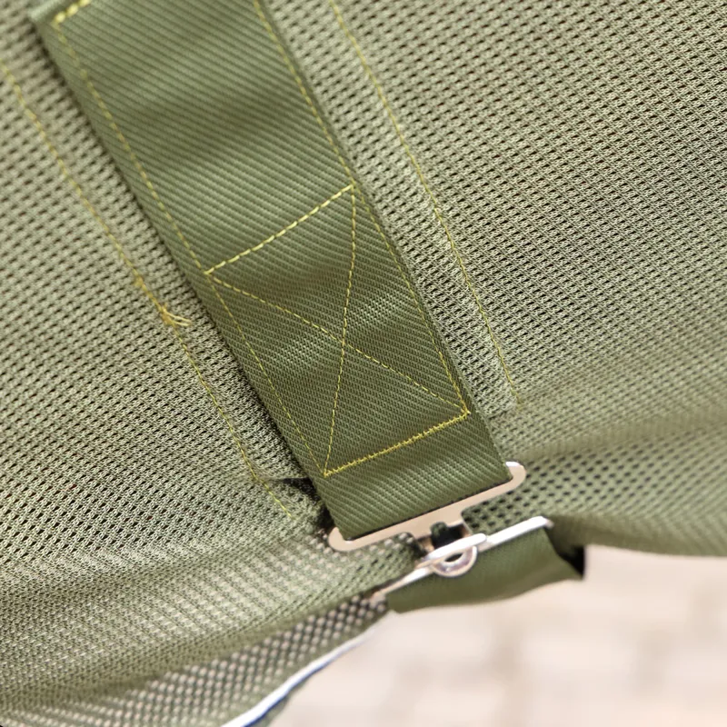 Shires Tempest Original Fleece/Mesh Cooler Rug - Khaki-1