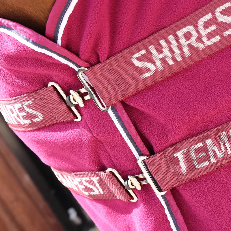 Shires Tempest Original Fleece Rug - Maroon-1