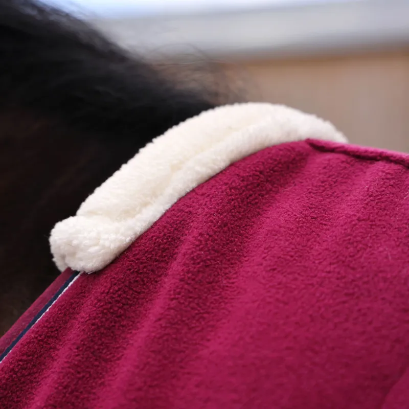 Shires Tempest Original Fleece Rug - Maroon-2
